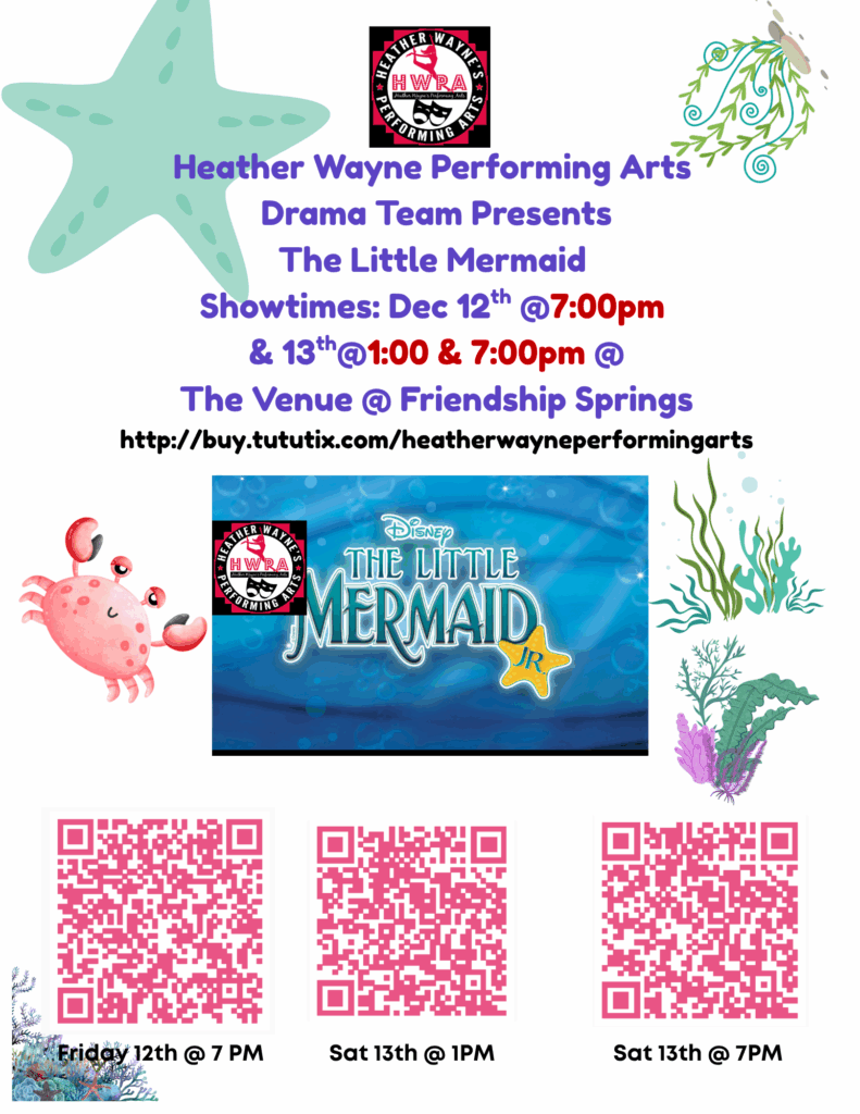 Disney’s The Little Mermaid JR.! 🎶